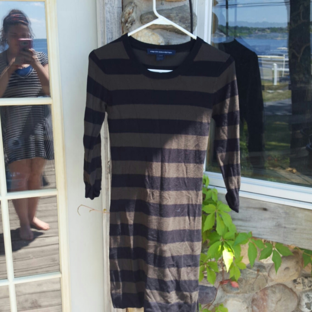 Striped Sweater Dress